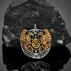 PENDRA Crow Rune Punk Necklace