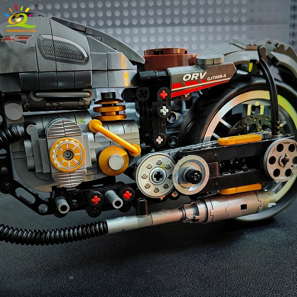 PENDRA Technial Motorbike Moto Toy Set