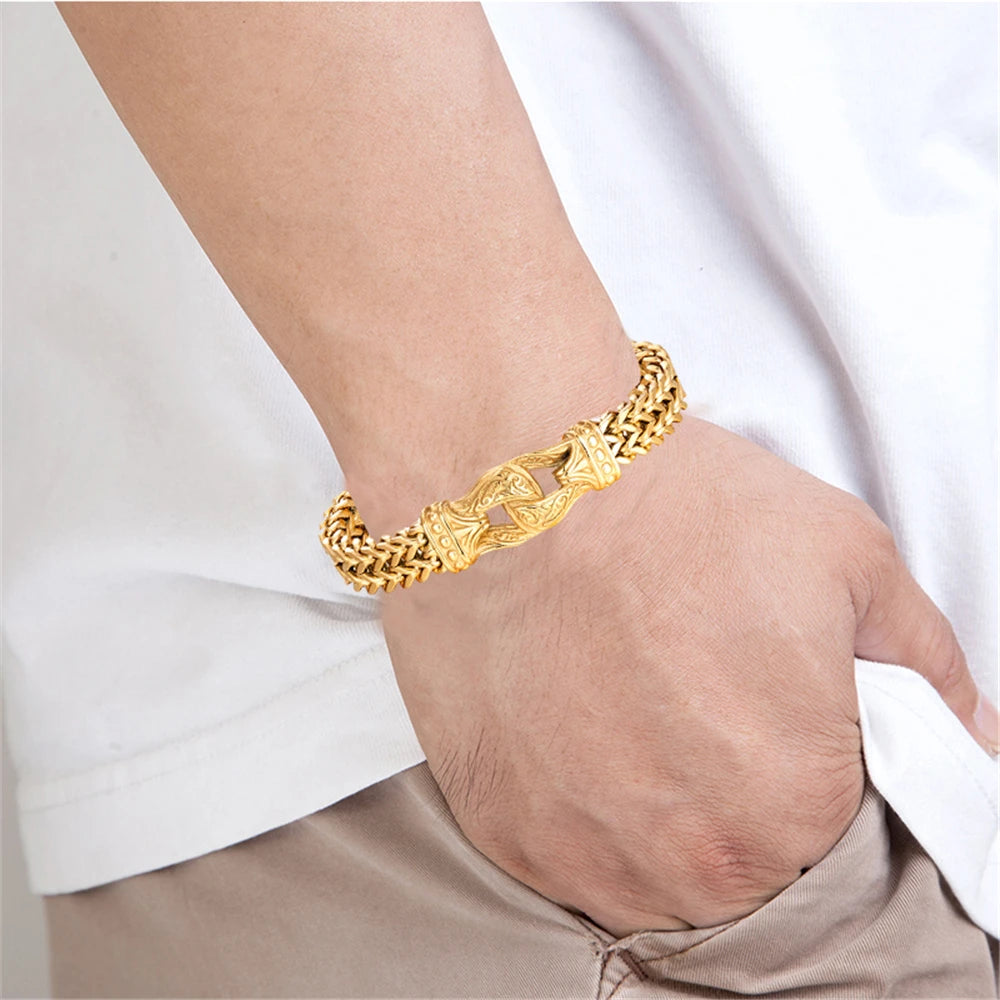 PENDRA Chain Magnetic Gold Bracelet
