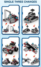 PENDRA Military Ship 8in1 Building Set