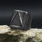 PENDRA Triangleforge Stainless Steel Triangle Ring