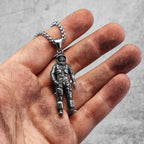 PENDRA Spaceman Astronaut Steel Necklace