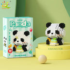 PENDRA Cute Panda Micro Building Set