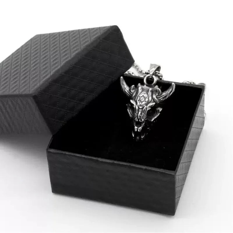PENDRA Dragonskull Vintage Flying Dragon Skull Pendant