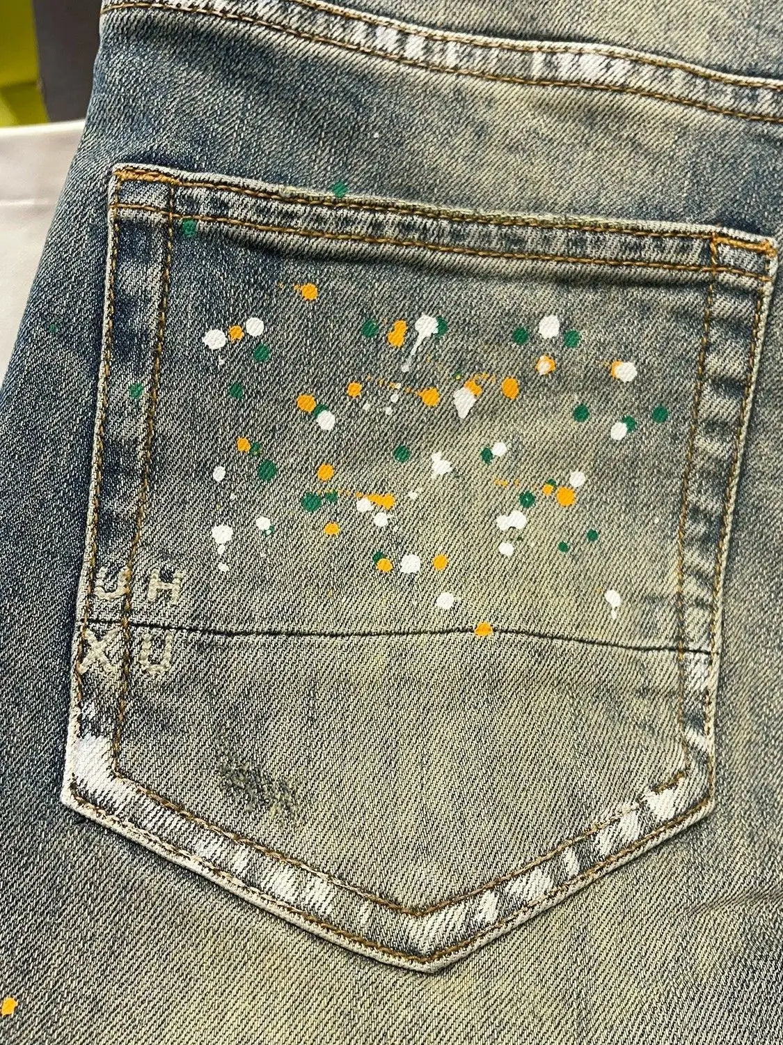PENDRA Ripped Brand Pants