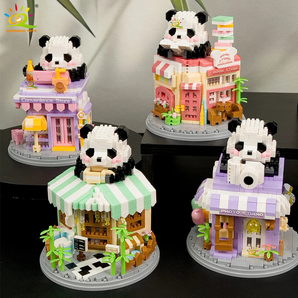 PENDRA Panda Coffee Mini Building Set