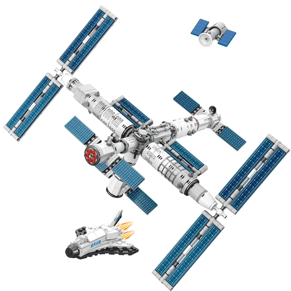 PENDRA Space Station Astronaut Building Set