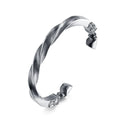 PENDRA Dragon Totem Stainless Steel Open Cuff Bracelet