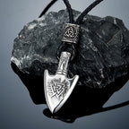PENDRA Vegvisir Norse Leather Necklace