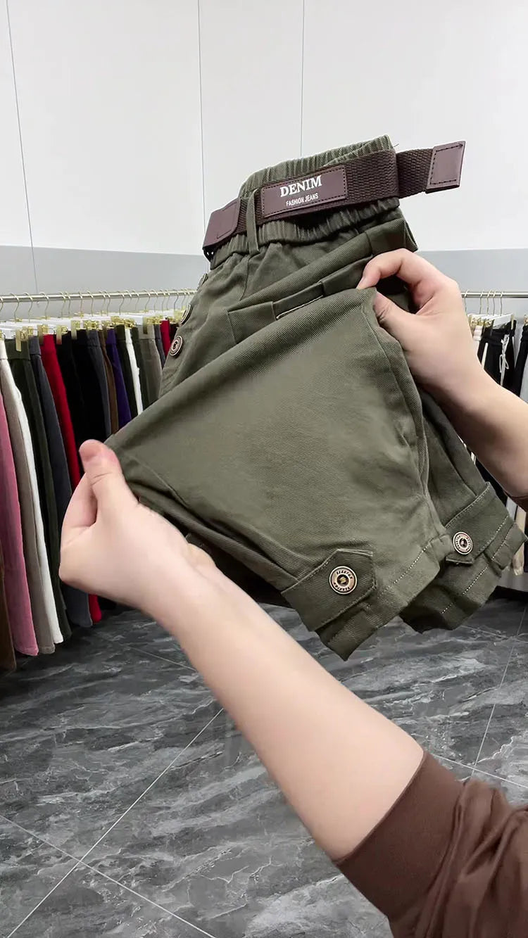 Solid Color Pants Women 2024 New Fashion Spring Autumn Korean Loose Casual Harem Pants Trousers