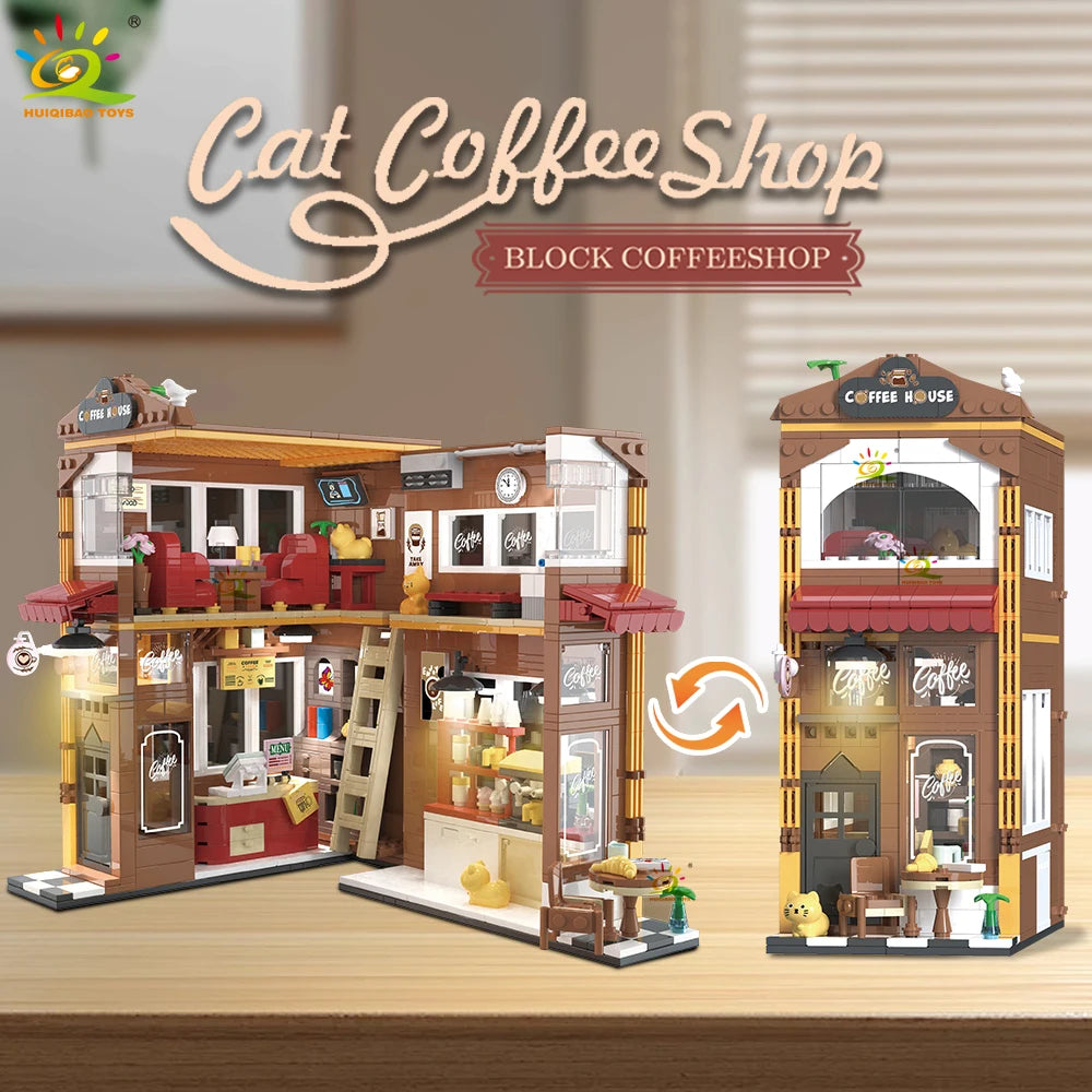 PENDRA Cat Cafe Micro Building Set