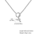 PENDRA Cuban Handcuffs Chain Necklace