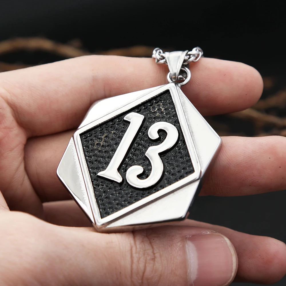 PENDRA Lucky7 Punk Lucky Number Pendant Necklace
