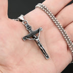 PENDRA Jesuscross 316L Stainless Steel Cross Pendant