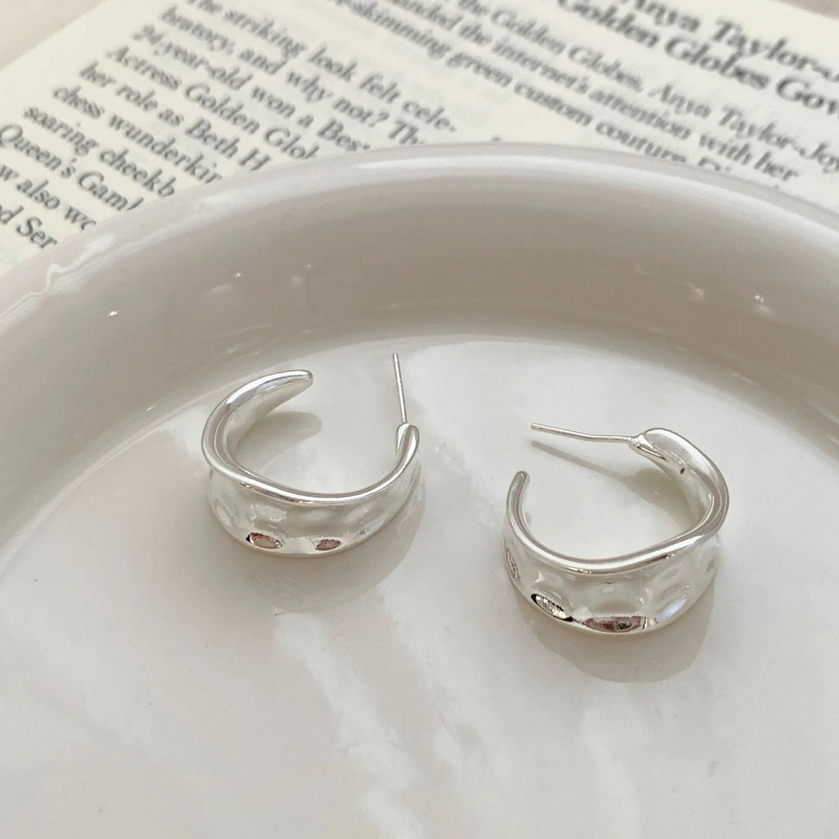 PENDRA Geometry Sterling Silver 8 Earrings