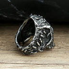 PENDRA Devilskull Gothic Black Devil Skull Ring