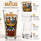 The Beatles Inspired Yellow Submarine Beer Cup Retro Music Band Glass Pint Tumbler Bar Party Drinkware Fan Gift