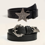 PENDRA Velaine Leather Black Belt