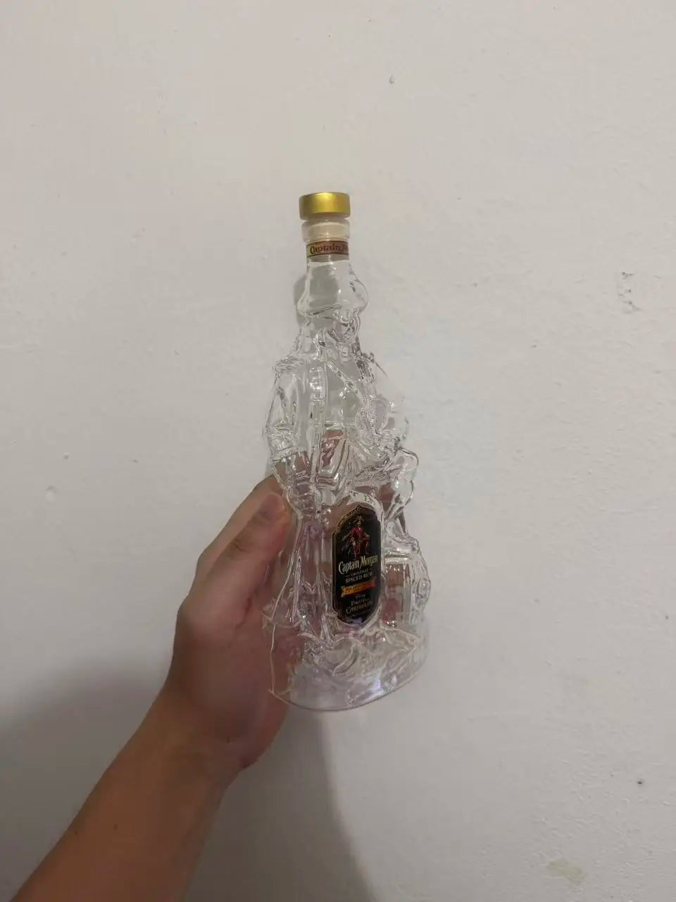 Pirate Captain Shaped Glass Decanter Unique Whiskey Liquor Bottle Barware Home Decor Collectible Drinking Gift