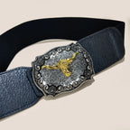 PENDRA Velaia Leather Western Wide Corset Belt