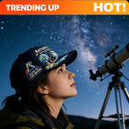 Four Great Astronauts Commemorative Hat - Space Program Suitable for Independence Day, Lightweight Buckle Closure for Themed