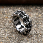 PENDRA Skullgoth Stainless Steel Skull Ring