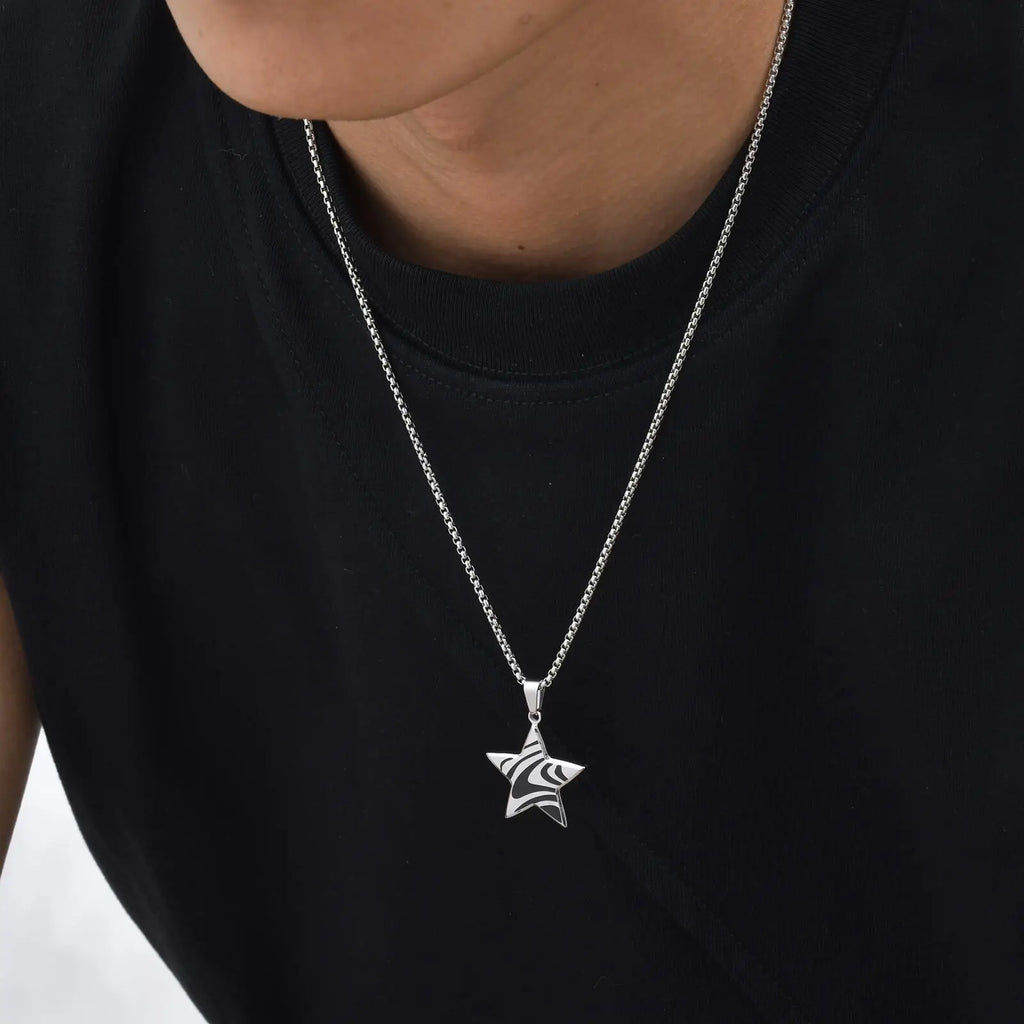 PENDRA Triangle Square Pendant Necklace
