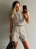 PENDRA Two Piece Halter Two-Piece Set