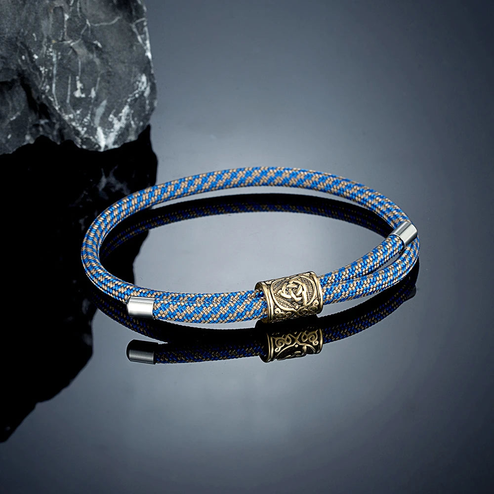 PENDRA Rune Adjustable Steel Bracelet