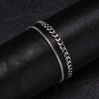 PENDRA Cuban Black Bracelet