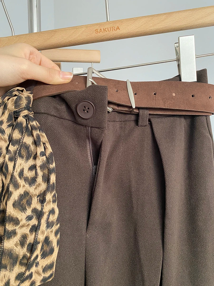PENDRA Commuter Chic Woolen Pants