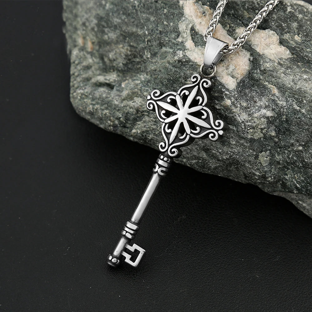 PENDRA Keyforge 316L Stainless Steel Key Pendant
