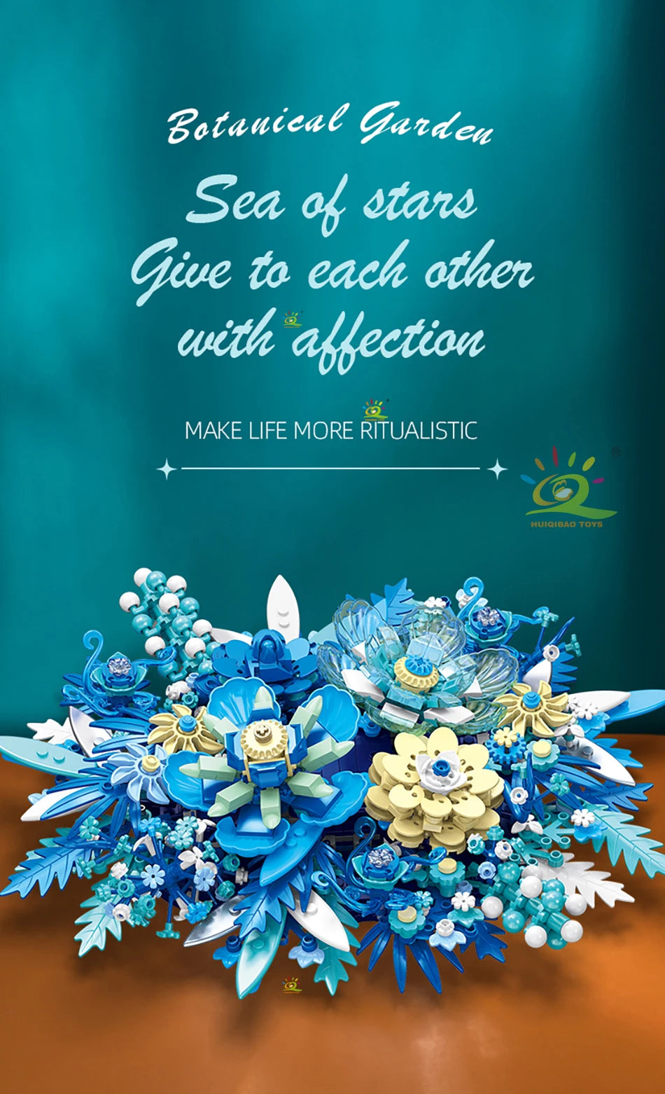 PENDRA Flores Bouquet Floral Building Set