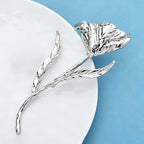 PENDRA Tulip 2-Color Oversized Metal Flower Brooch