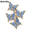 PENDRA Butterfly Garden Enamel Brooch