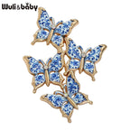 PENDRA Butterfly Garden Enamel Brooch