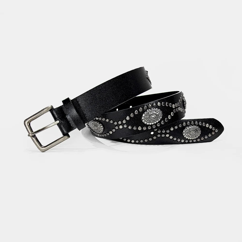 PENDRA Velaene Genuine Leather Pin Buckle Luxury Belt