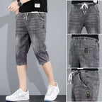 PENDRA Elastic Waist Thin Pants