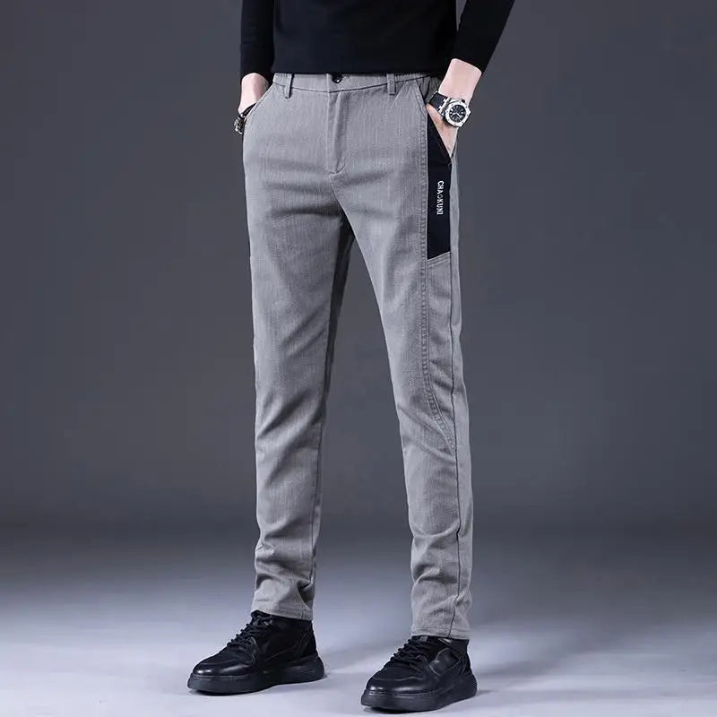 PENDRA Straight End Elastic Pants