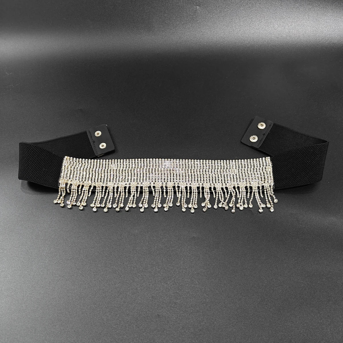 Rhinestone slim waist chain women's full diamond decorative dress accessories wedding dress Corset belt tassel belly dance skirt