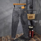 PENDRA Harajuku Slim Embroidered Jeans
