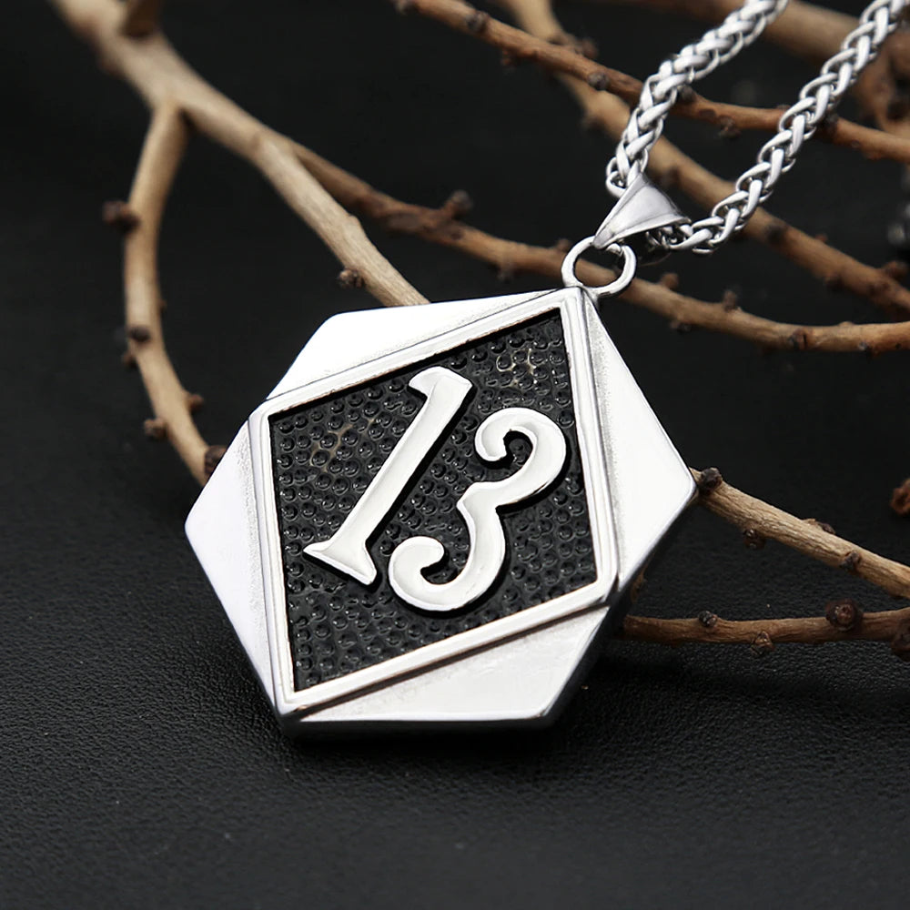 PENDRA Lucky7 Punk Lucky Number Pendant Necklace