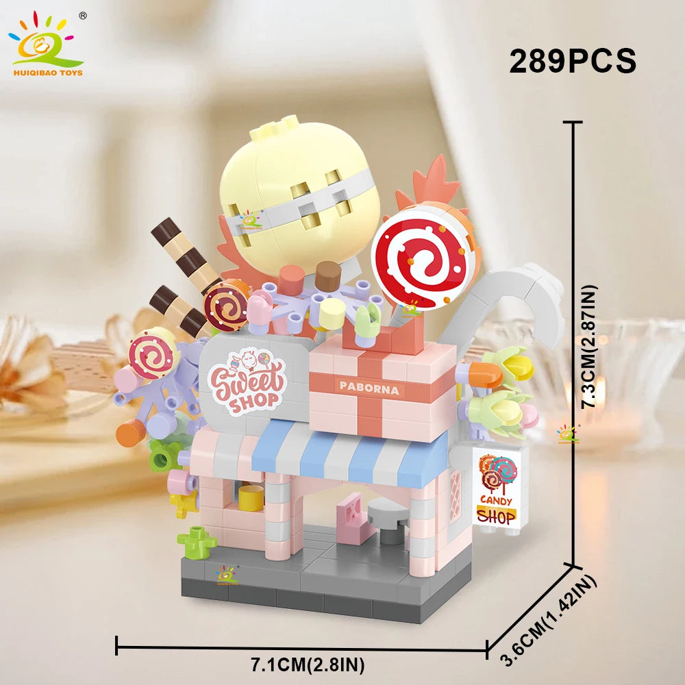 PENDRA Cute Shop Micro Building Set