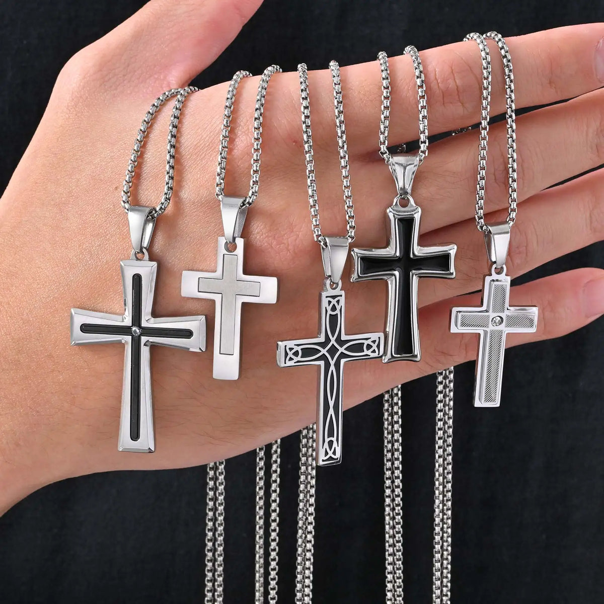 PENDRA Cross Plain Pendant Necklace