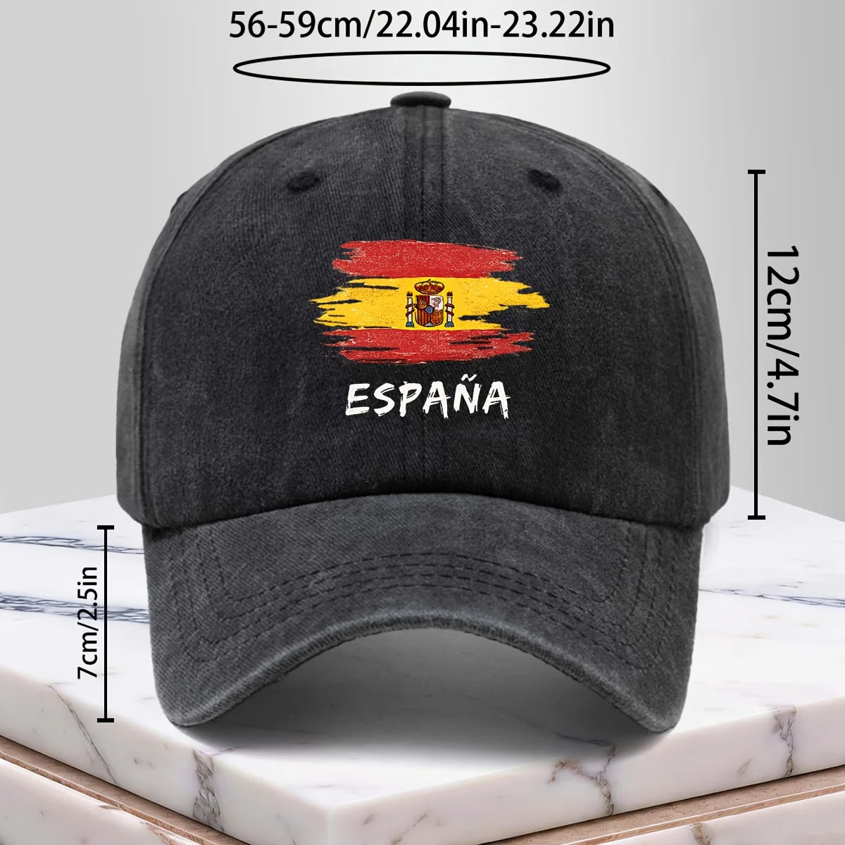 PENDRA Spain Themed Curved Baseball Cap