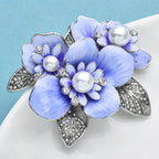 PENDRA Lilacelle Luxury Pearl Lilac Flower Brooch