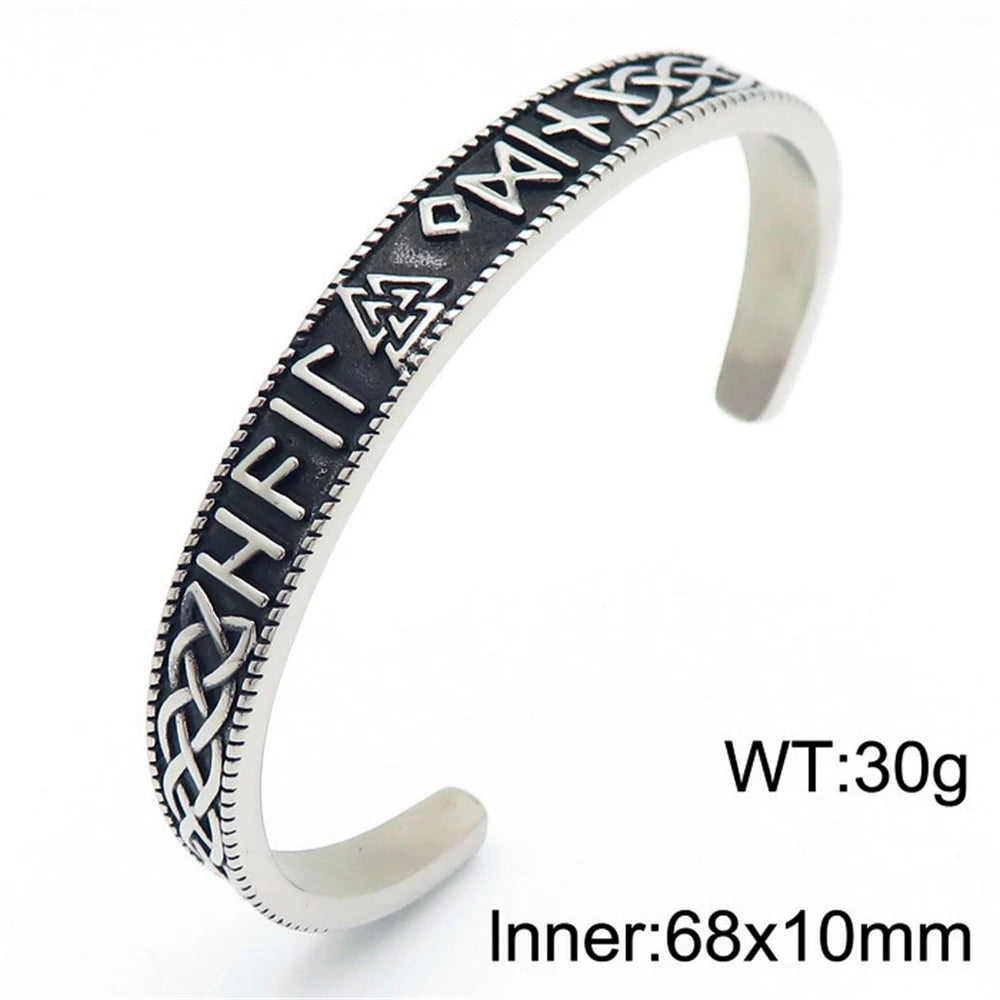 PENDRA Celtic Knot Rune Hammer Bracelet