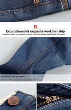 PENDRA Denim Straight Dark Pants