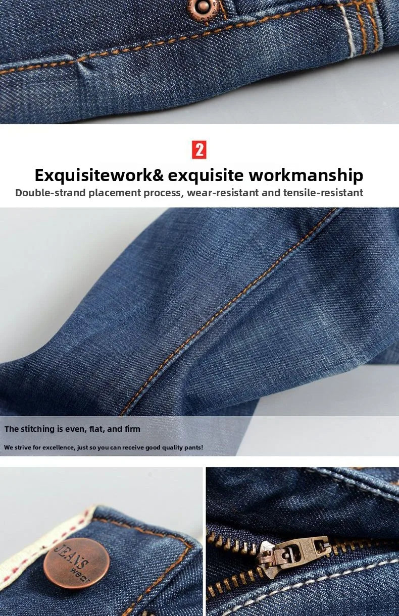 PENDRA Denim Straight Dark Pants