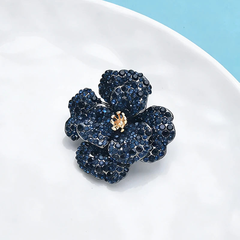 PENDRA Floradouble Luxury Double-Layer Flower Brooch